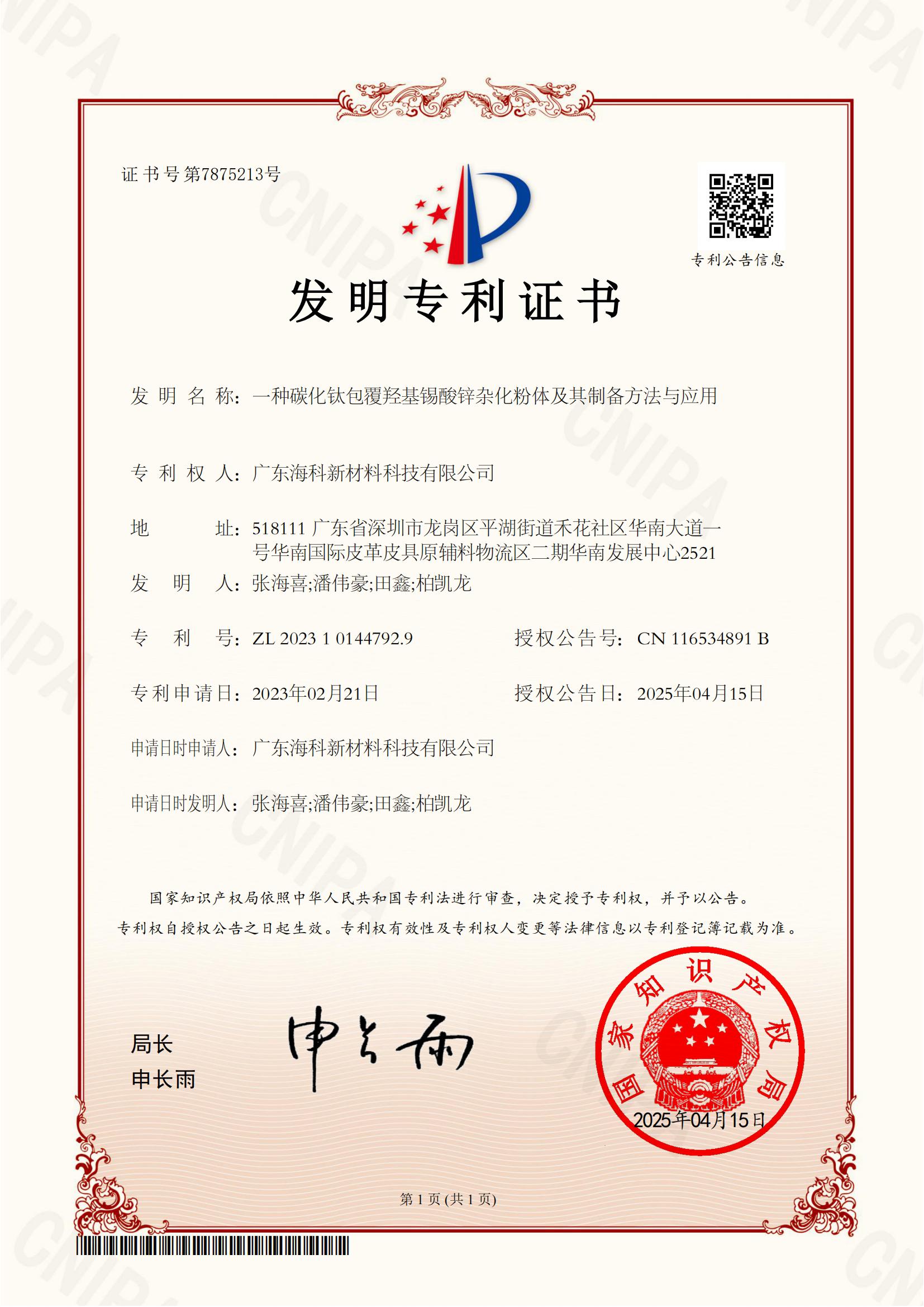 Honors & Qualifications